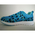 Ladies Casual Blue Printing Running Shoes Footwear